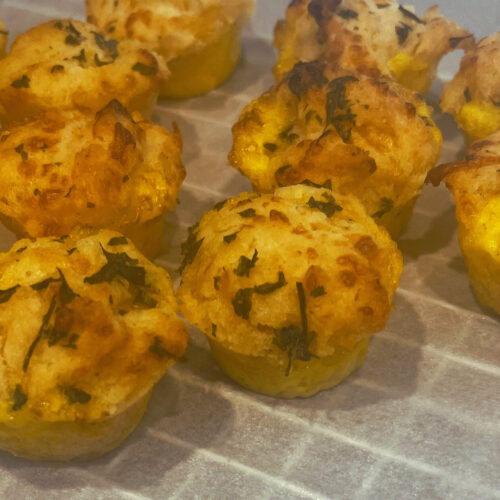 Toddler Egg Cheddar Biscuit Bites