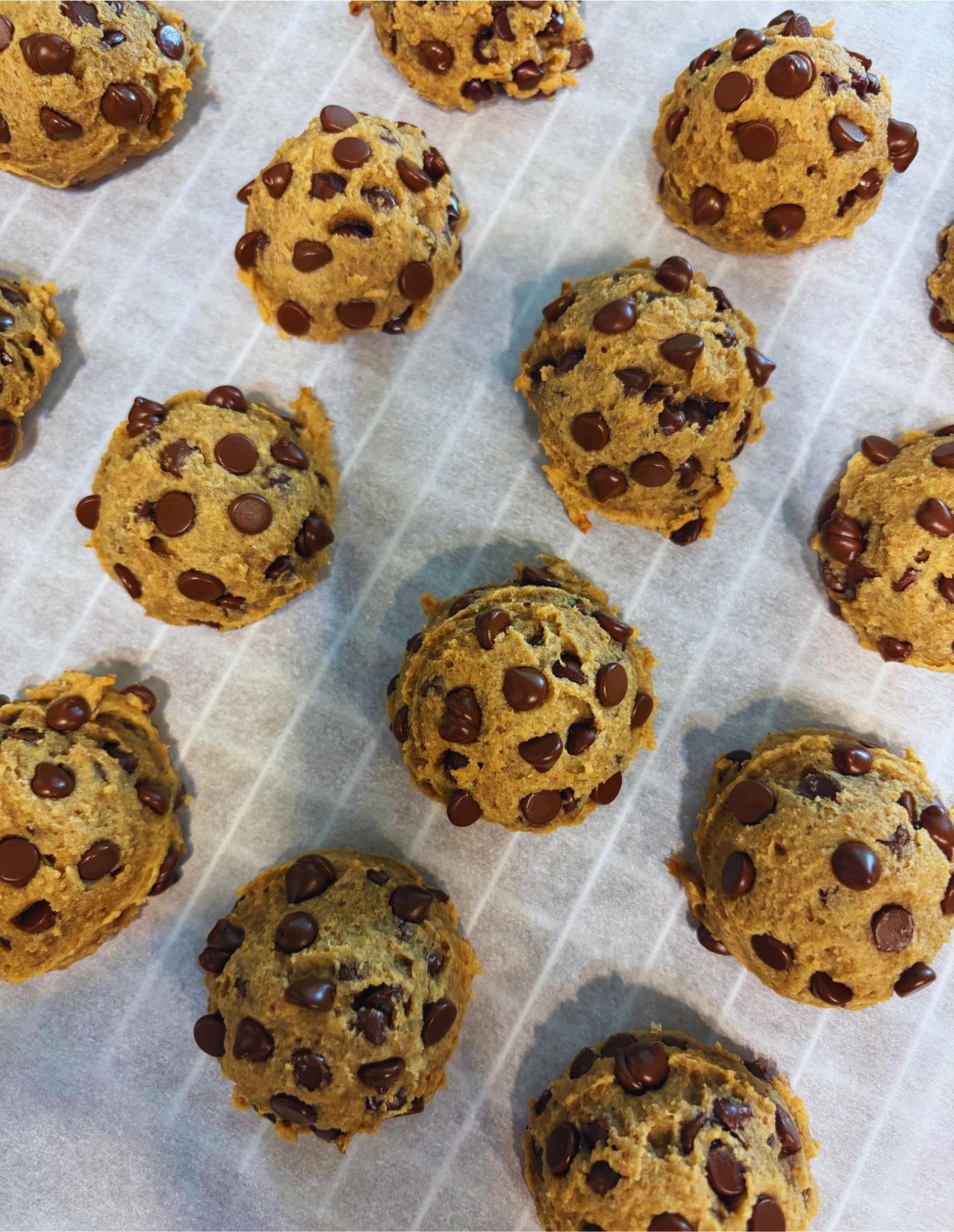 Chickpea Chocolate Chip Cookies