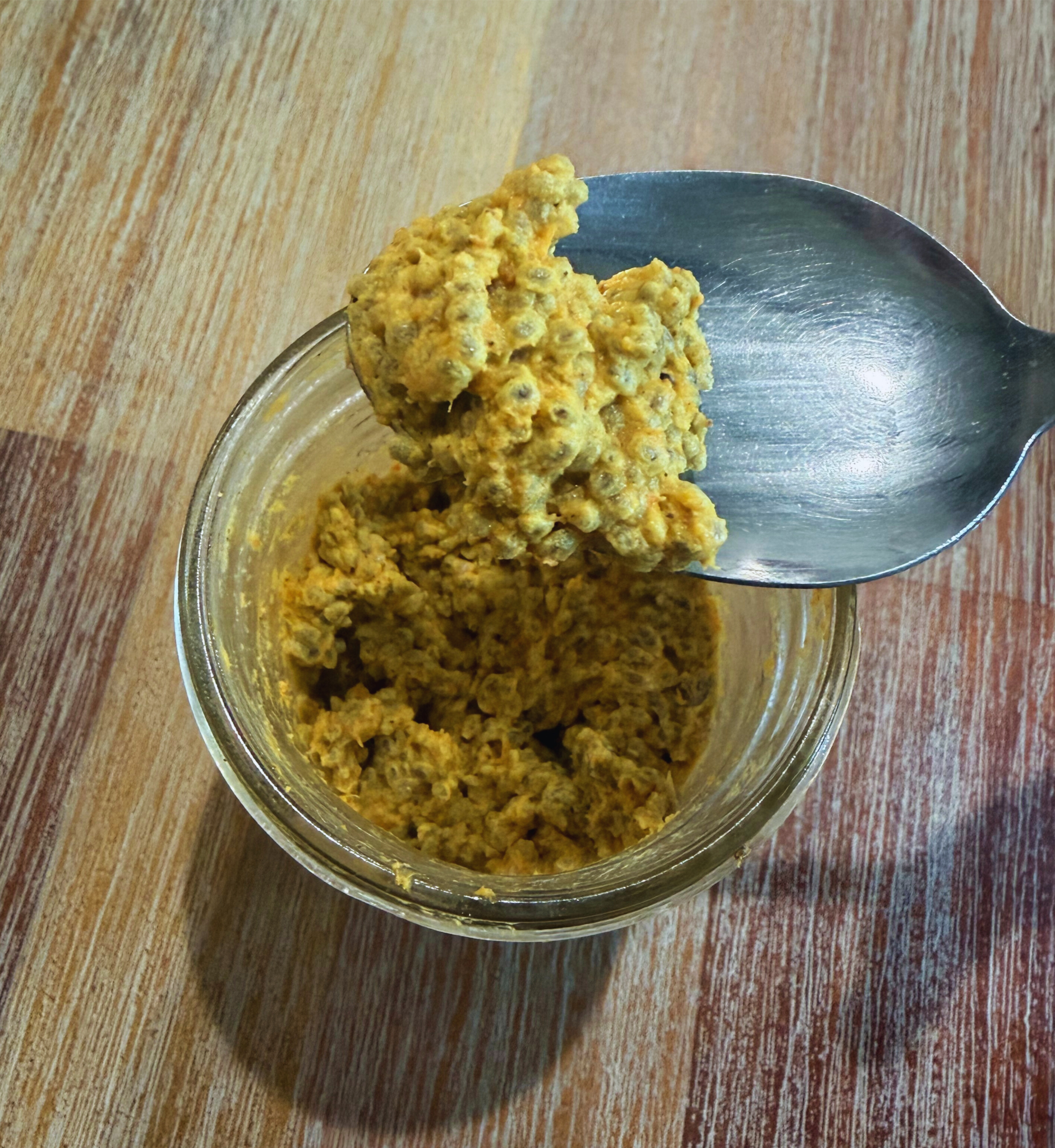 Pumpkin Pie Chia Seed Pudding Spoon